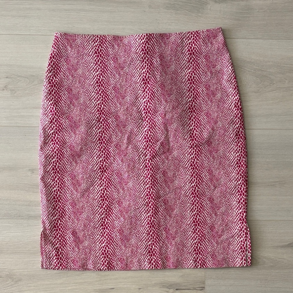 Vintage Pink Snakeskin Skirt